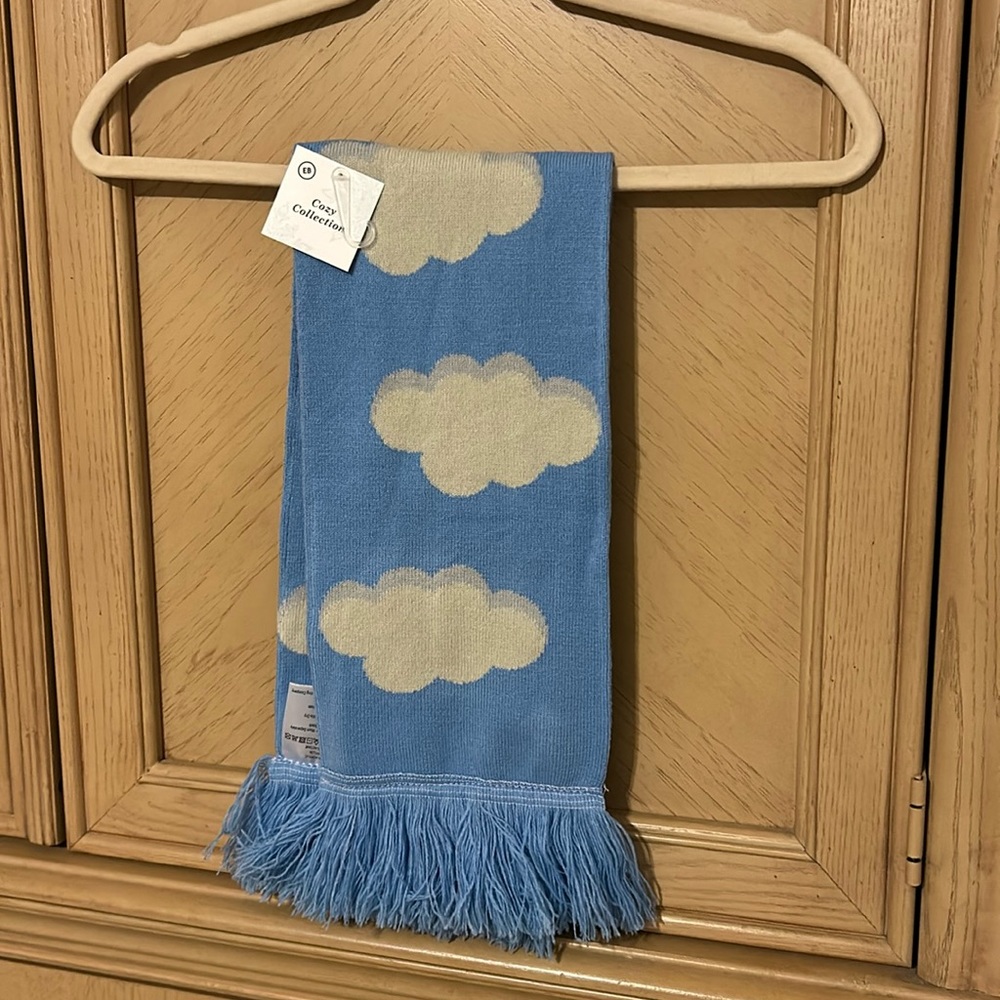 NWT Earthbound Scarf-Clouds Woven